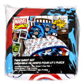 Marvel Captain America-2 Winter Soldier Sheet Set, Twin 3 pieces