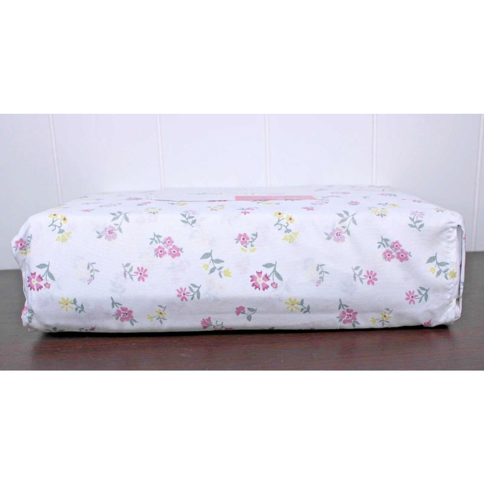 London Kaye Pink & Yellow Flower Garden Soft Brushed Queen Sheet Set NEW