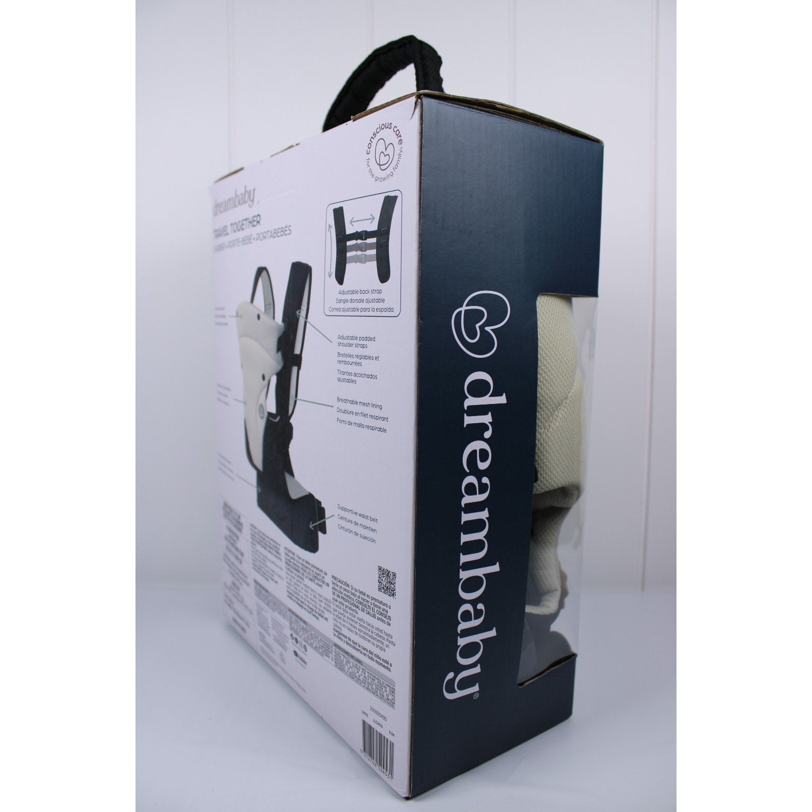 Dreambaby Travel Together Baby Carrier 3 Positions 8-33Lbs Infant 3-in 1