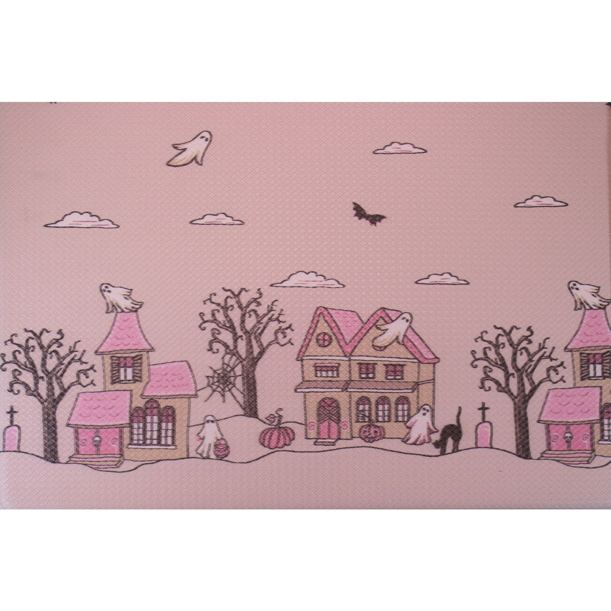 Martha Stewart Anti-Fatigue Kitchen Mat 18X3 Halloween, Ghosts, Haunted Houses