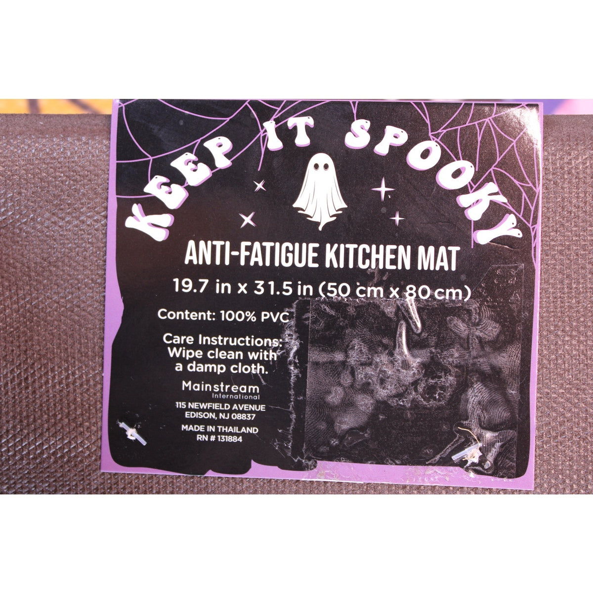KEEP IT SPOOKY - Anti-Fatigue Kitchen Mat 19.7x31.5, Haunted House, Ghost Bats