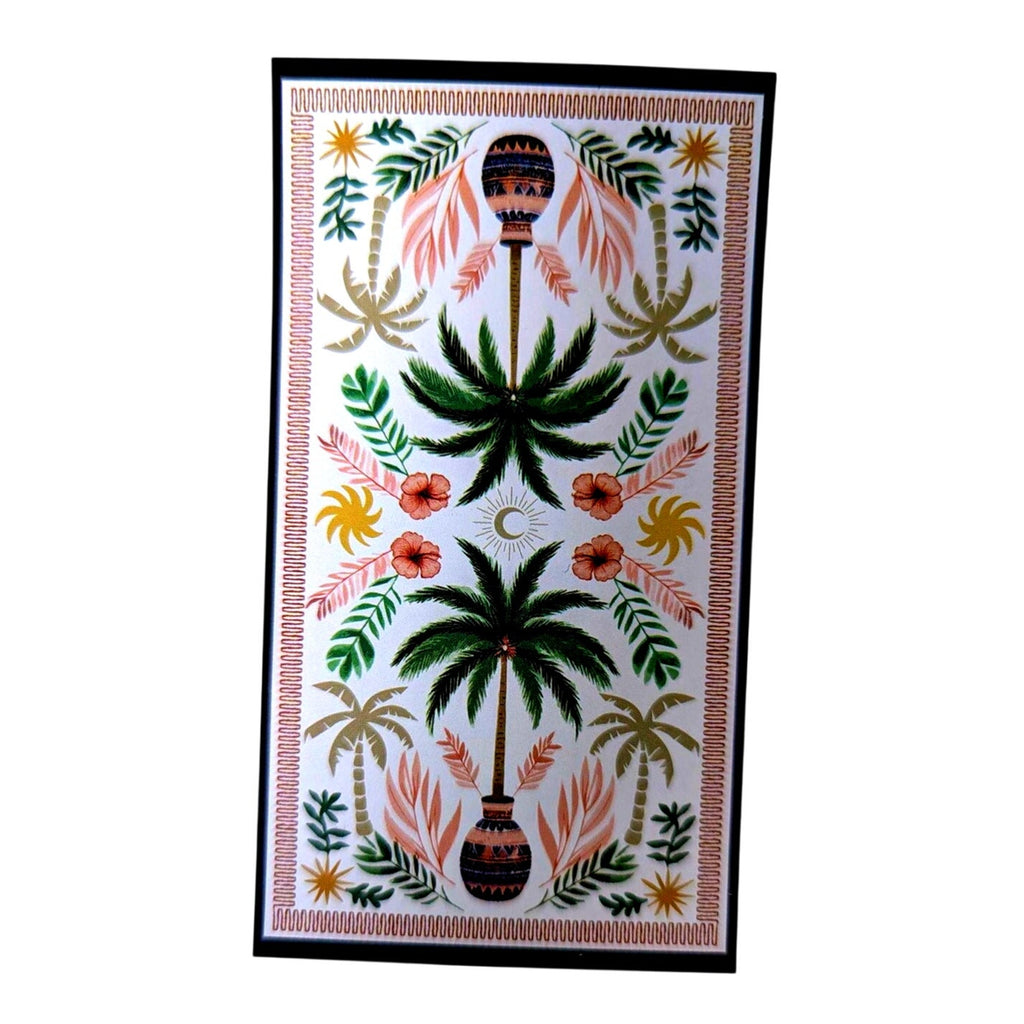 Sand & Surf Beach Towel 36" x 68" Palm Trees 100% Cotton
