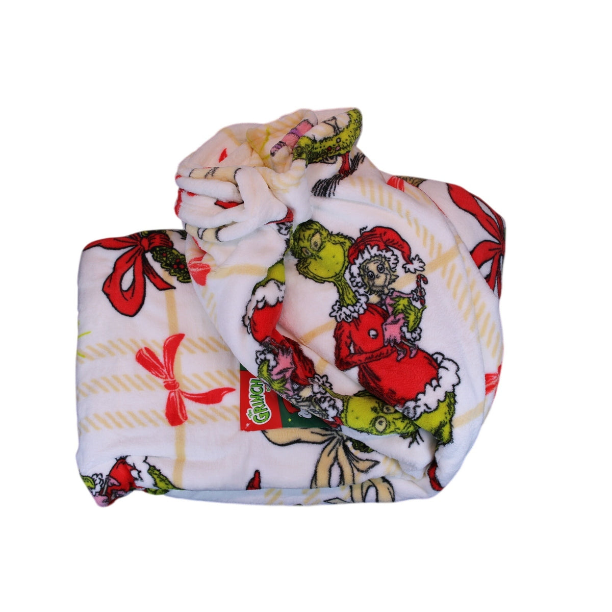 Dr. Seuss The Grinch Oversized Christmas Holiday Throw Blanket Soft Fleece