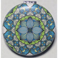 Pocket Mirror for Women Small Travel Mirror Magnifying Mandala Designs Flowers