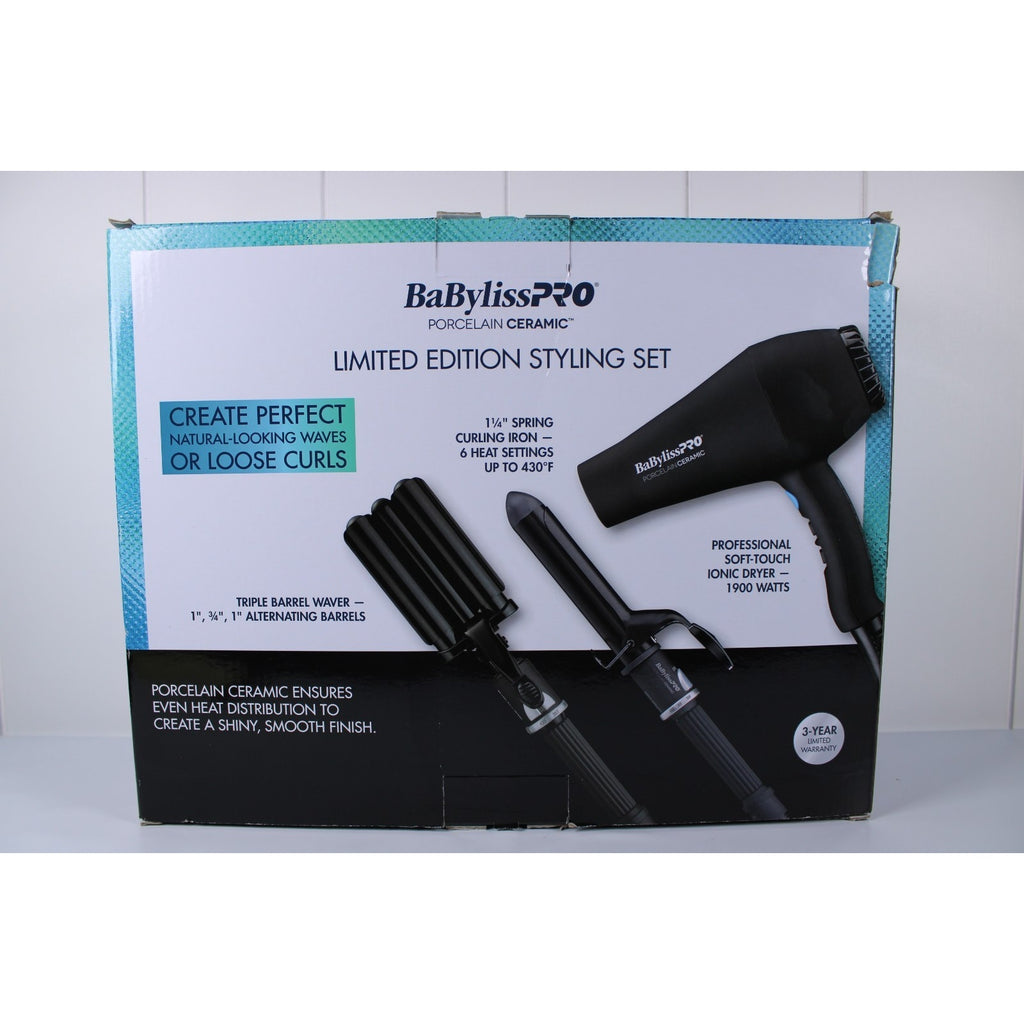 BaBylissPro LIMITED EDITION Porcelain Ceramic Styling Set | BPPP7-24