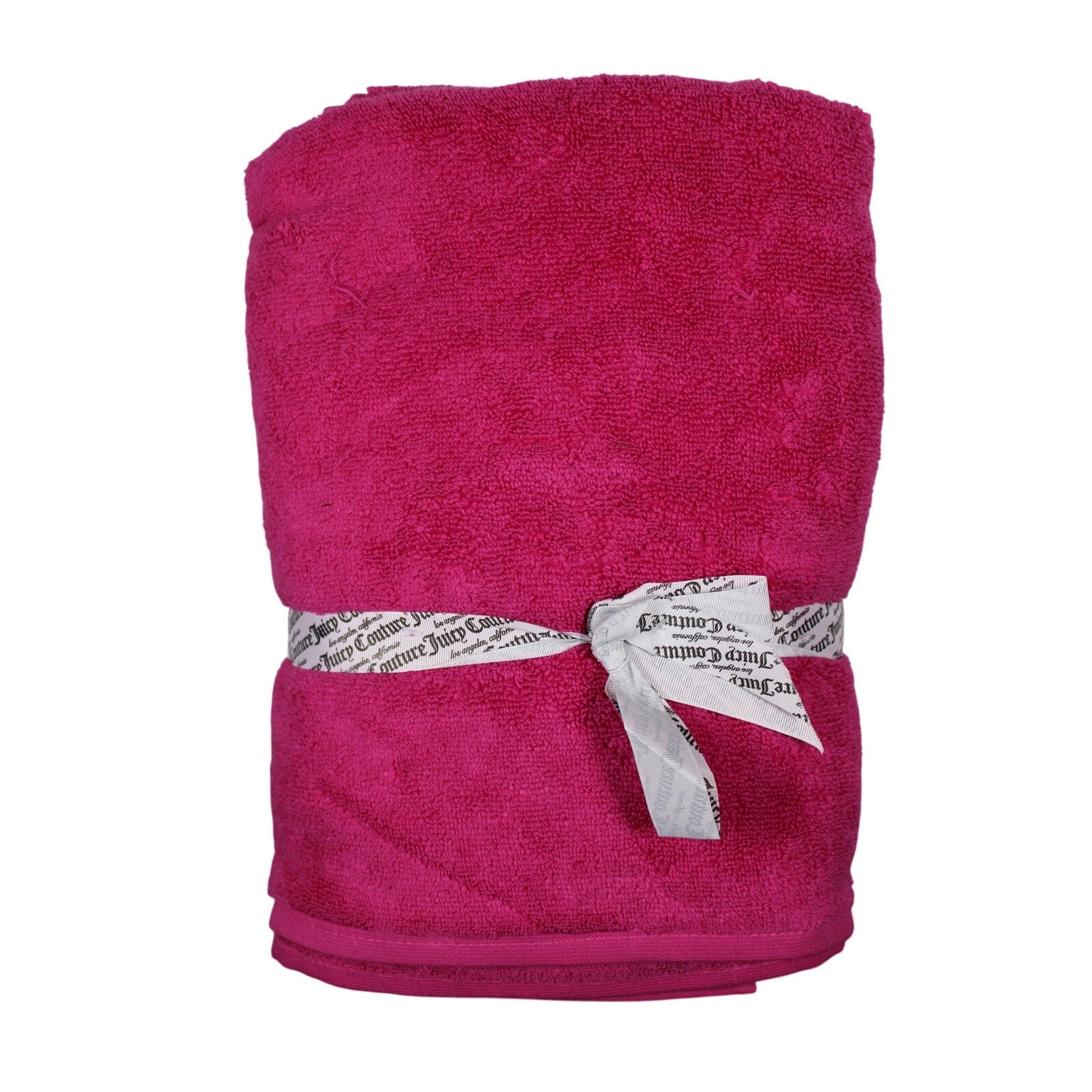 Pink Juicy Couture Leopard Print 3-PC Bath Set Hair Wrap Towel Two Cotton Towels