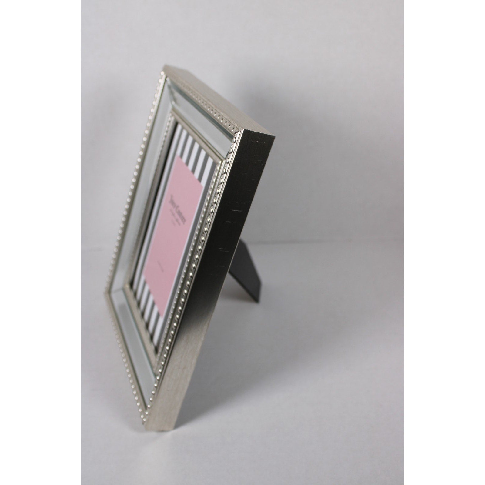 Juicy Couture Home Mirrored Tabletop Stand Up Photo Picture Frame 5 x 7