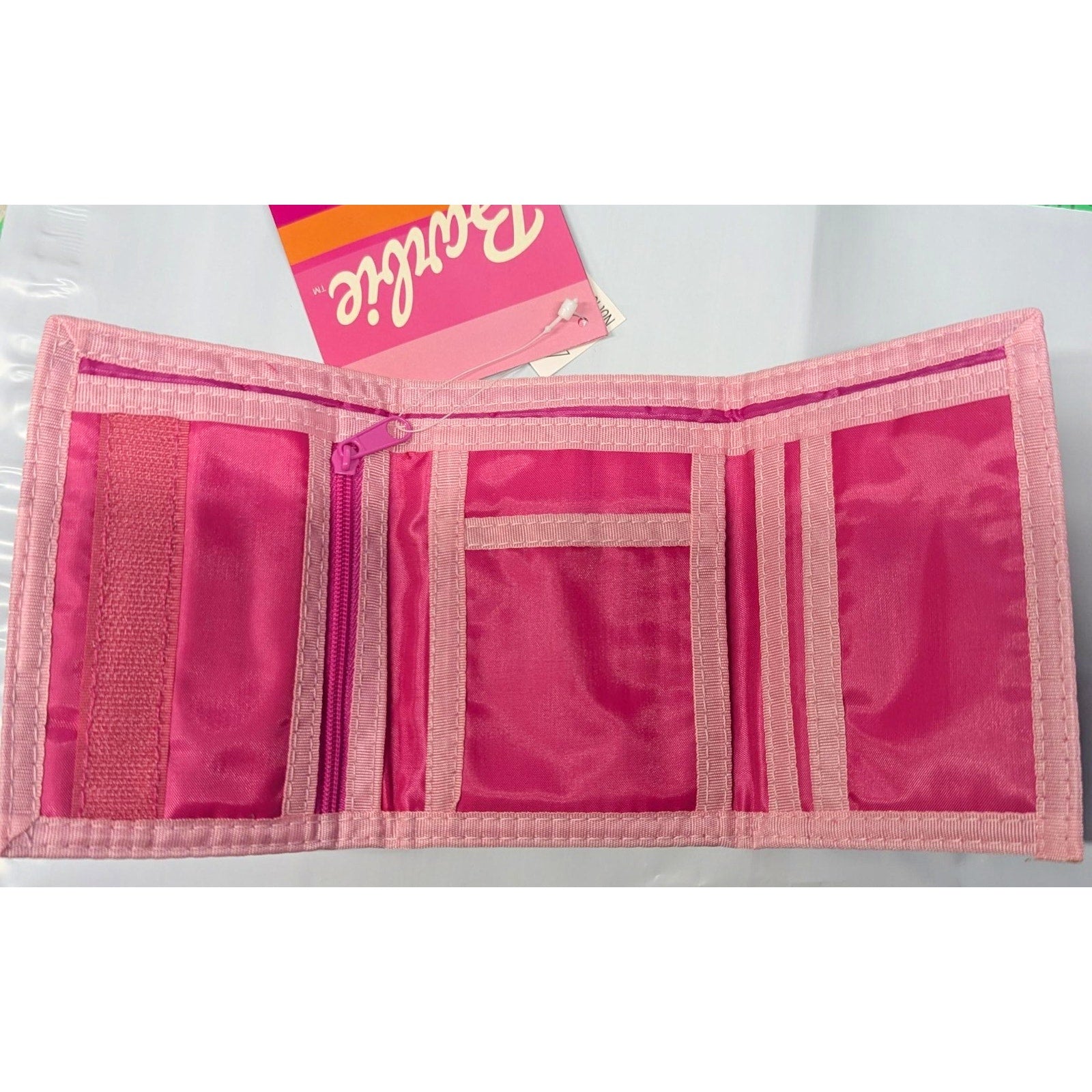Mattel Barbie Pink Flower Pink Trifold Wallet 2006 Global Design Concepts