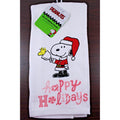 Peanuts Best Brands 2025 Santa Snoopy Christmas Kitchen Towel Set 18x28 Cotton