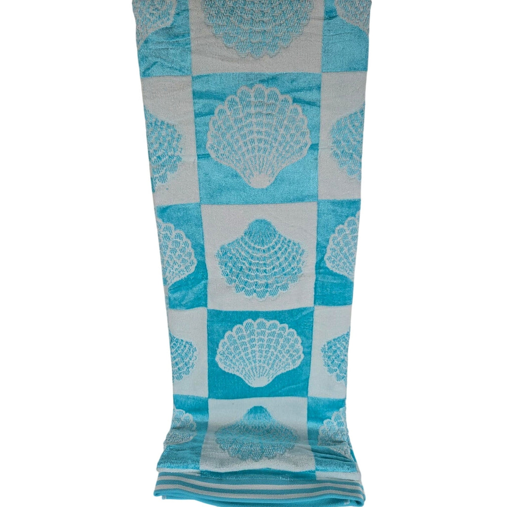 CH Style-Women Owned 36x68 Beach Towel, Sea Shells