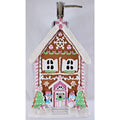 Large Glittery Gingerbread Cookie House Christmas Soap Lotion Dispenser New