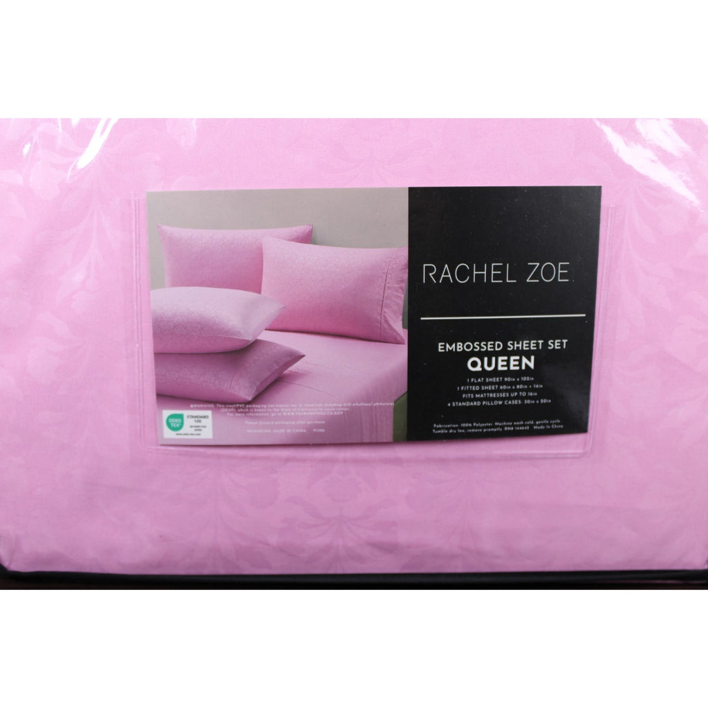 Rachel Zoe 6 piece Embossed Queen Sheet Set