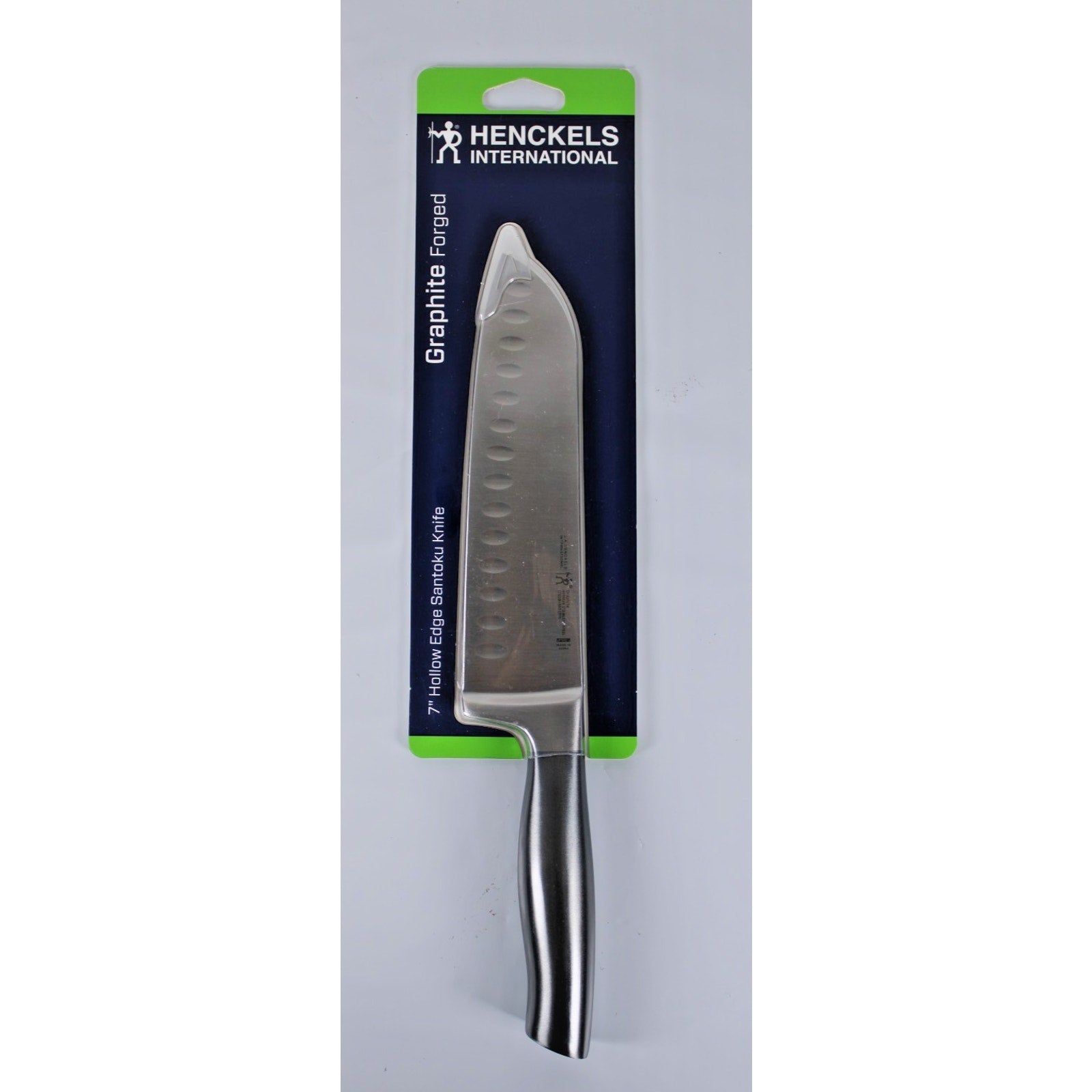J.A. HENCKELS GRAPHITE 7" SANTOKU KNIFE 17628-181 GERMAN STEEL FORGED BLADE