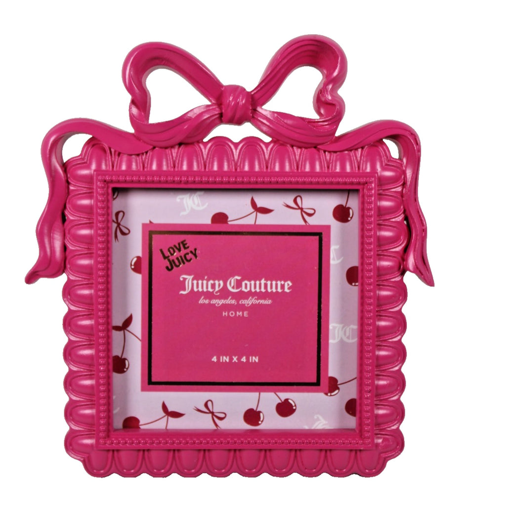 Juicy Couture Bow 4x4 Picture Frame