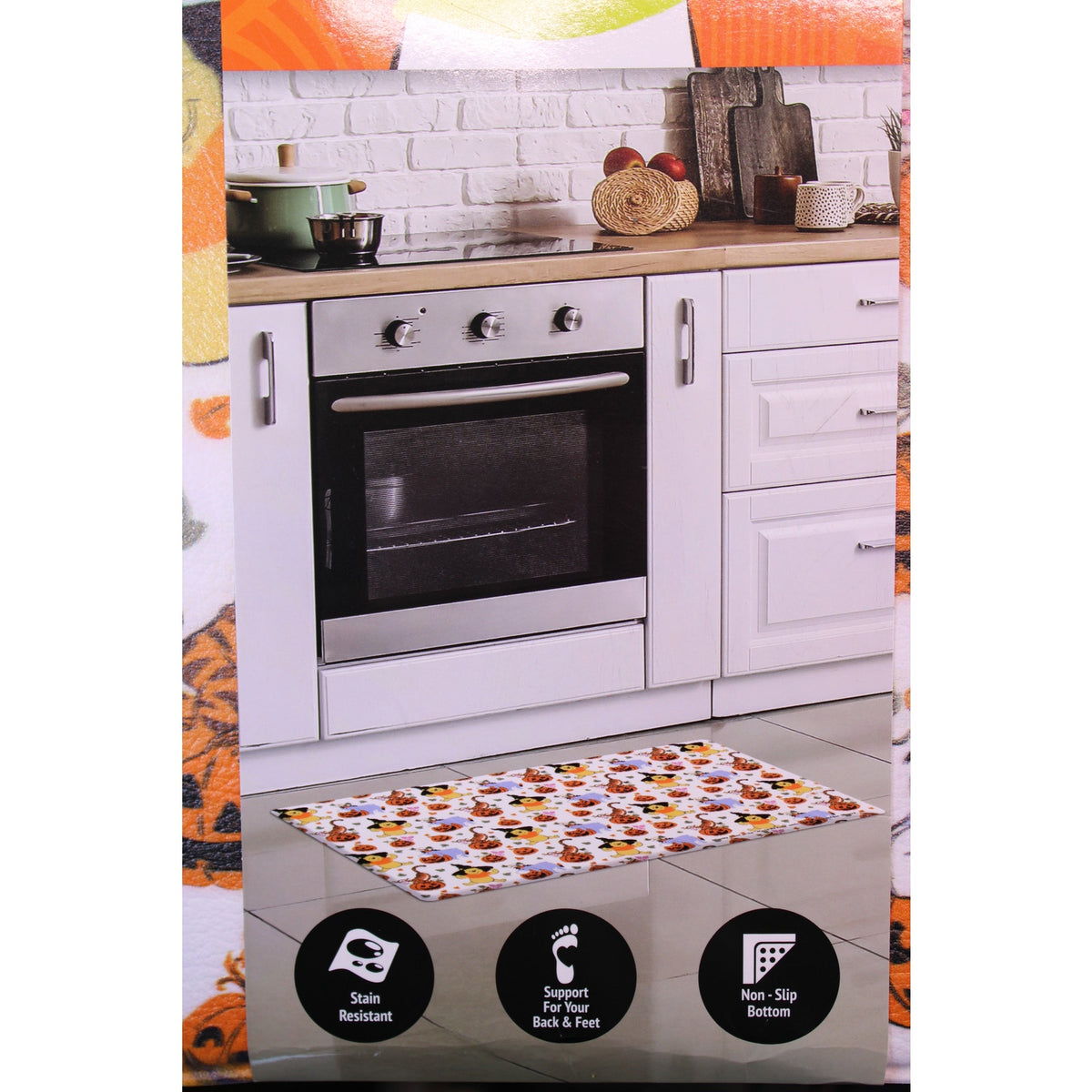 Disney Anti-Fatigue Kitchen Mat Winnie the Pooh, Tiger, Eeyore, Piglet Halloween