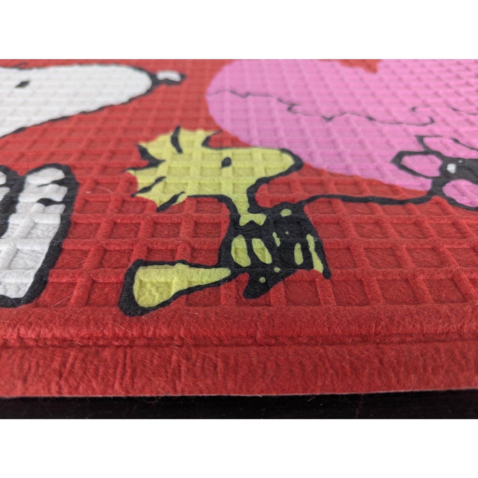 PEANUTS Outdoor Mat 18"x30" Snoopy & Woodstock, Hearts