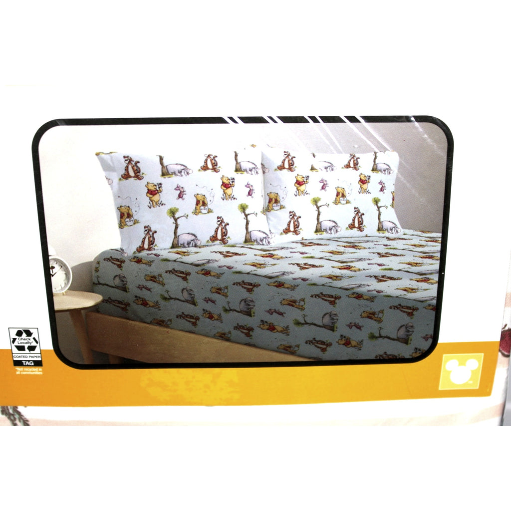 Winnie The Pooh 5 Piece, TWIN Comforter 64x86, 1 Sham 20x26 & 3 Piece Sheet Set