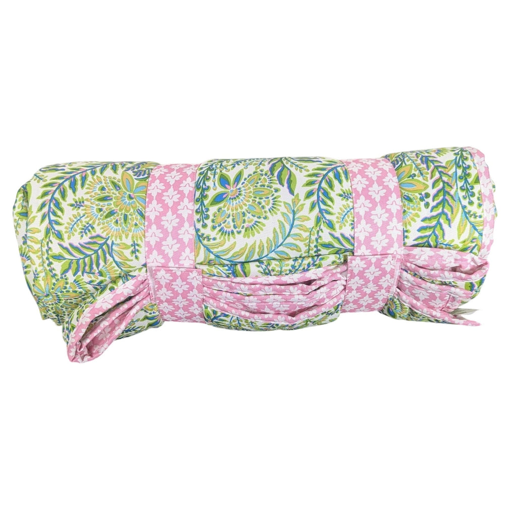 Tommy Bahama Outdoor Blanket, Picnic Beach Blanket 60"x70" Reversible w/handle