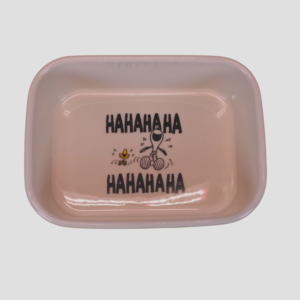 Peanuts Charlie Brown Snoopy 'Good Grief' Stoneware Lunch Box 32 oz