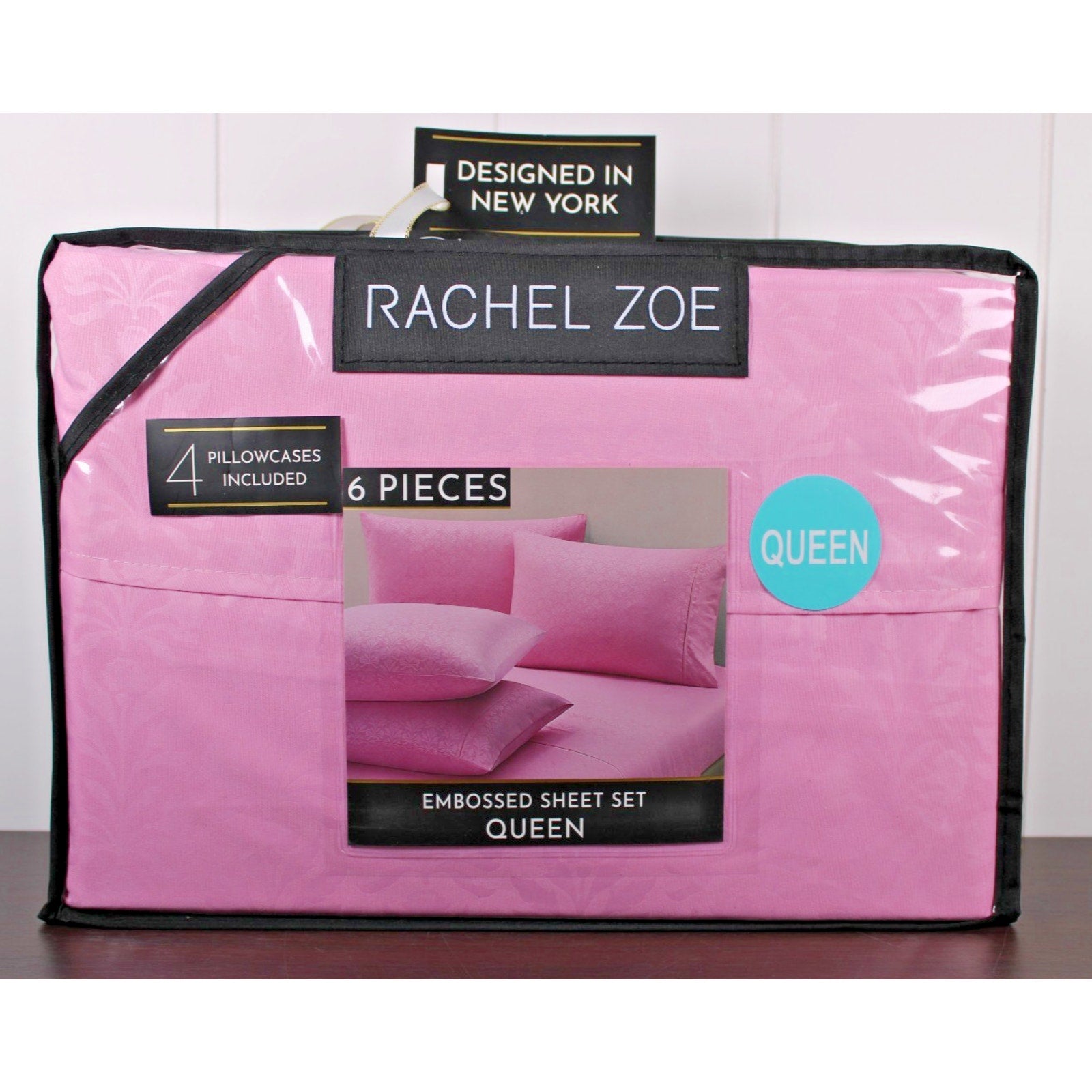 Rachel Zoe 6 piece Embossed Queen Sheet Set