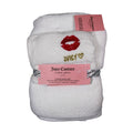White Juicy Couture Lip Print 3-PC Bath Set Hair Wrap Towel Two Cotton Towels
