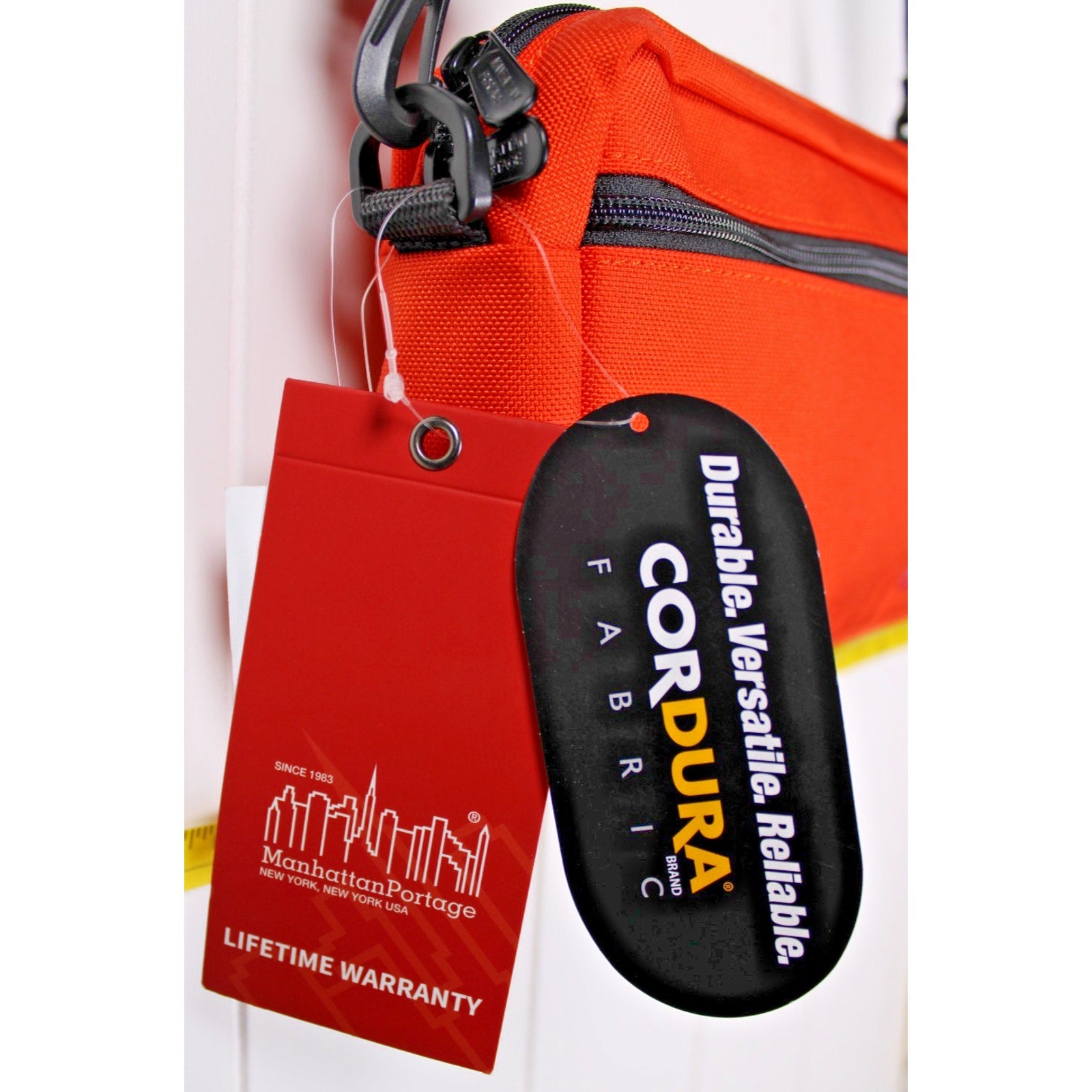 MANHATTAN PORTAGE Jogger (L) sling bag Cordura fabric- ORANGE Retail $45