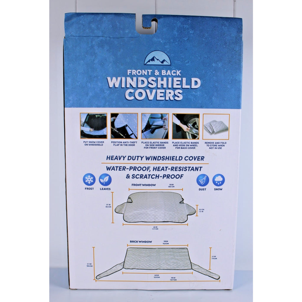Windshield Cover for Ice and Snow, Car & SUVs Front & Rear Window Protector