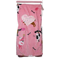 Betsey Johnson Plush Dog Theme ULTRA soft plush Throw Blanket.
