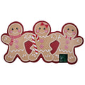 NEW RED Gingerbread Man Cookie Kids Anti Fatigue Kitchen Mat 20"x39" Christmas