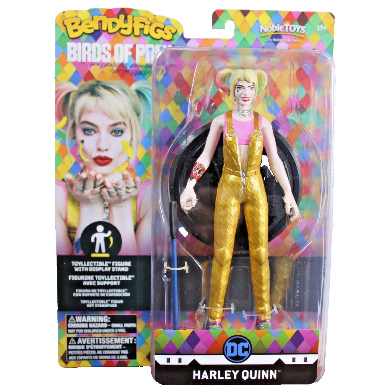 Birds Of Prey BendyFigs Harley Quinn Action Figure Noble Toys DC Comics