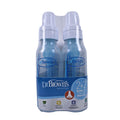 Dr Brown's Natural Flow BPA Free 0m+ Level 1 BLUE 2+2 Bottles 4 Pack Set