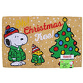 Peanuts Snoopy Woodstock "Oh Christmas Tree" Coco Coir Mat 18"x28”