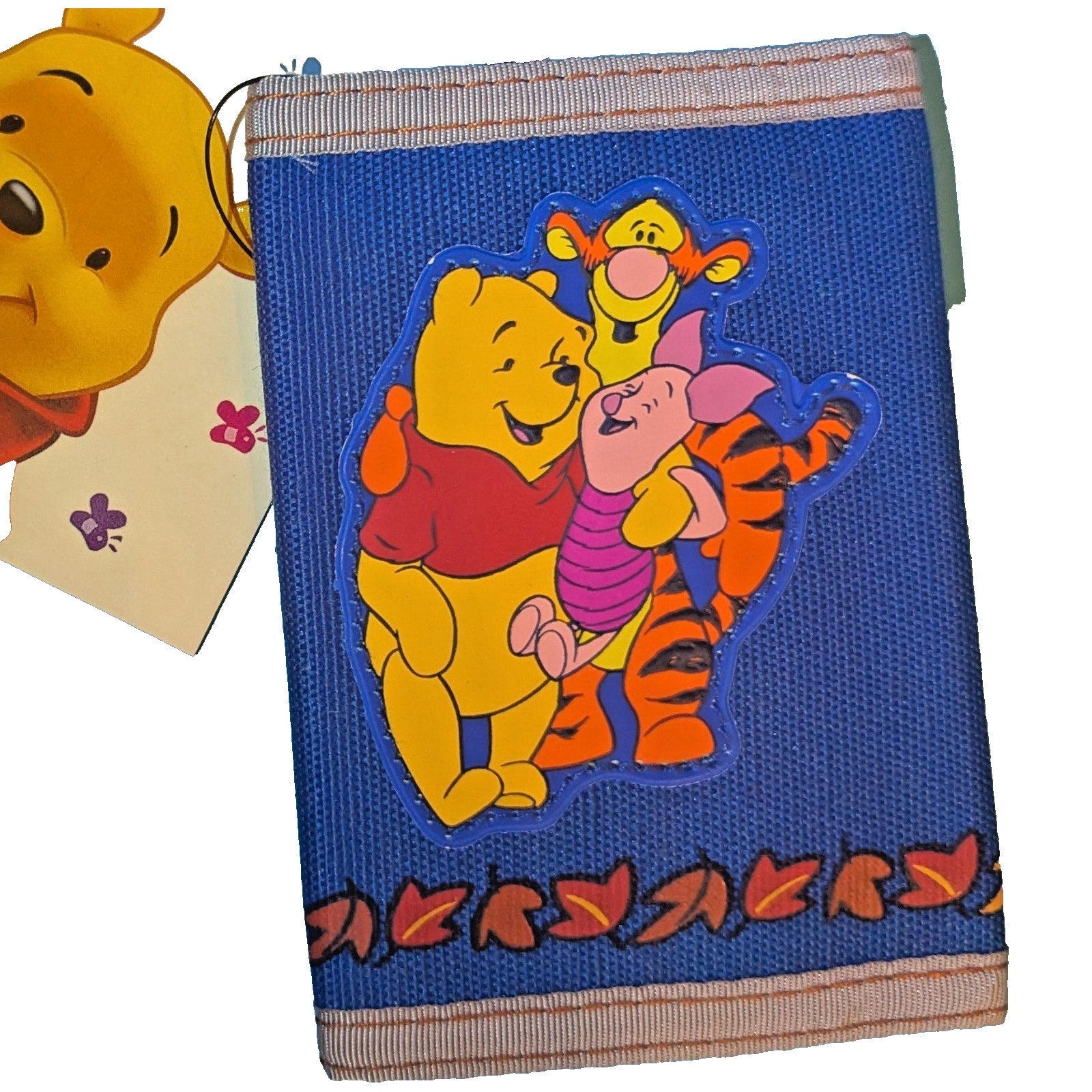 Disney Winnie The Pooh Piglet Tigger Tri-fold Wallet - Blue