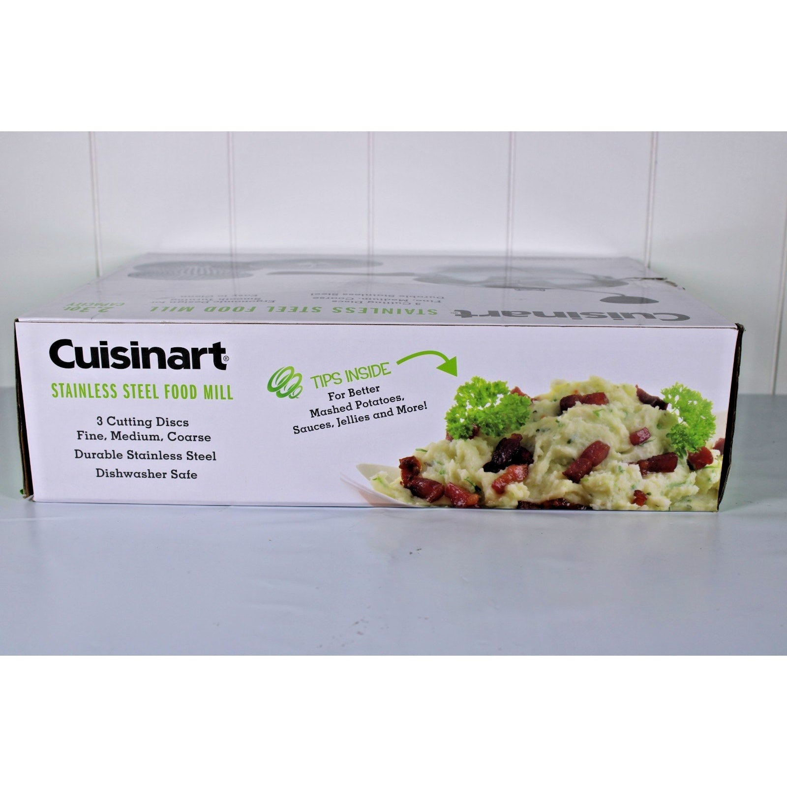 Cuisinart Stainless Steel Food Mill 2.3 Qt-3 Cutting Discs Fine, Medium, Coarse