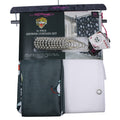 14-Pc Ed Hardy Skull POKER Cards Shower Curtain, Roller Ball Hooks, & Liner