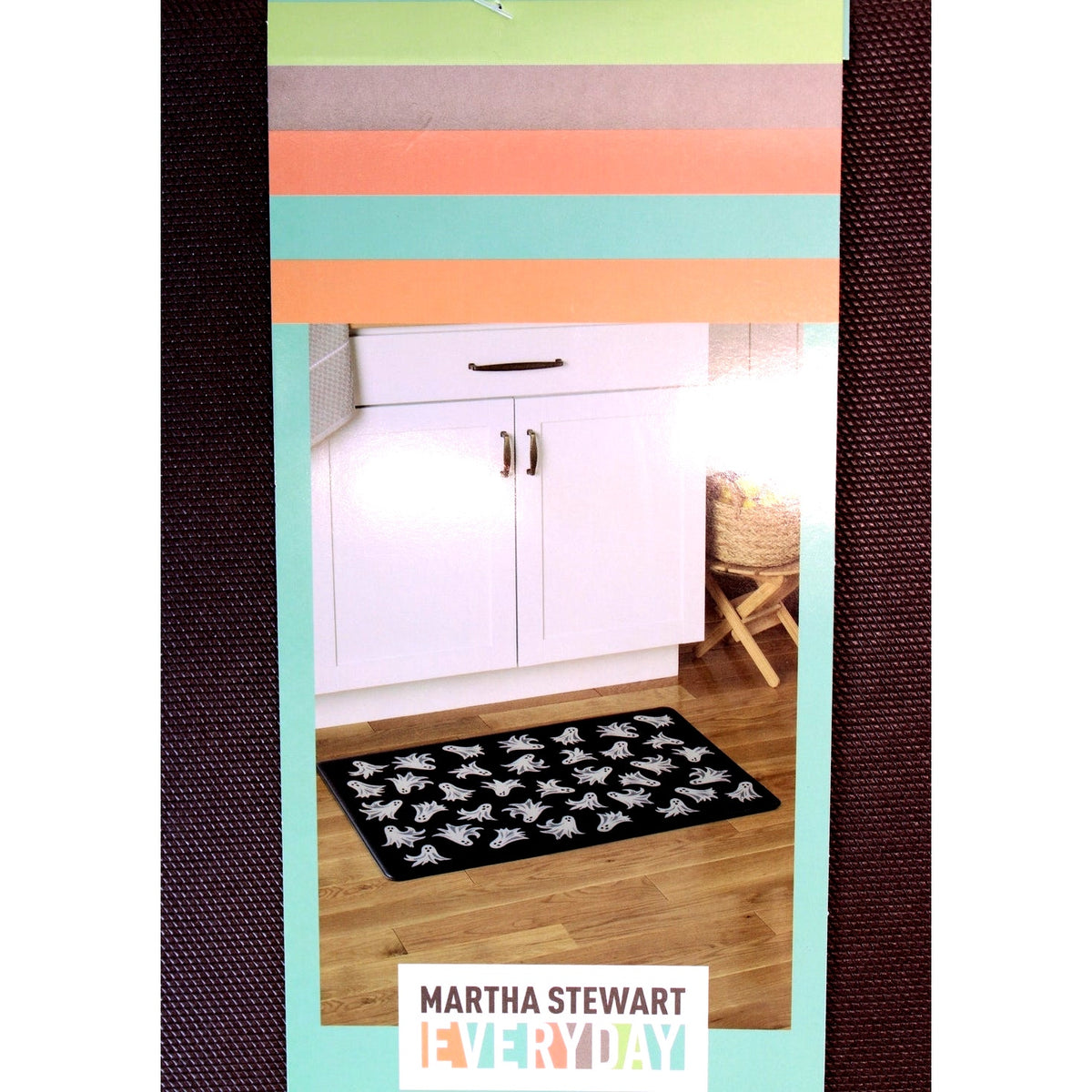 Martha Stewart Anti-Fatigue Halloween Ghosts Kitchen Mat 18x30