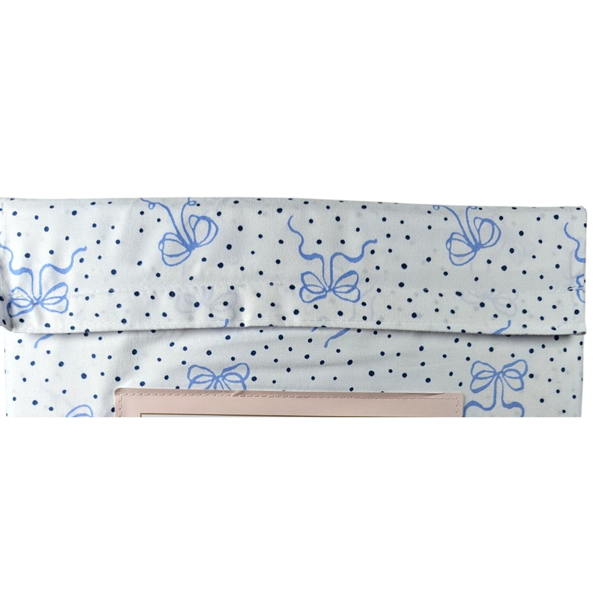 Cupcakes and Cashmere at home, Blue Ribbon & Dots 4pc QUEEN Sheet Set NEW