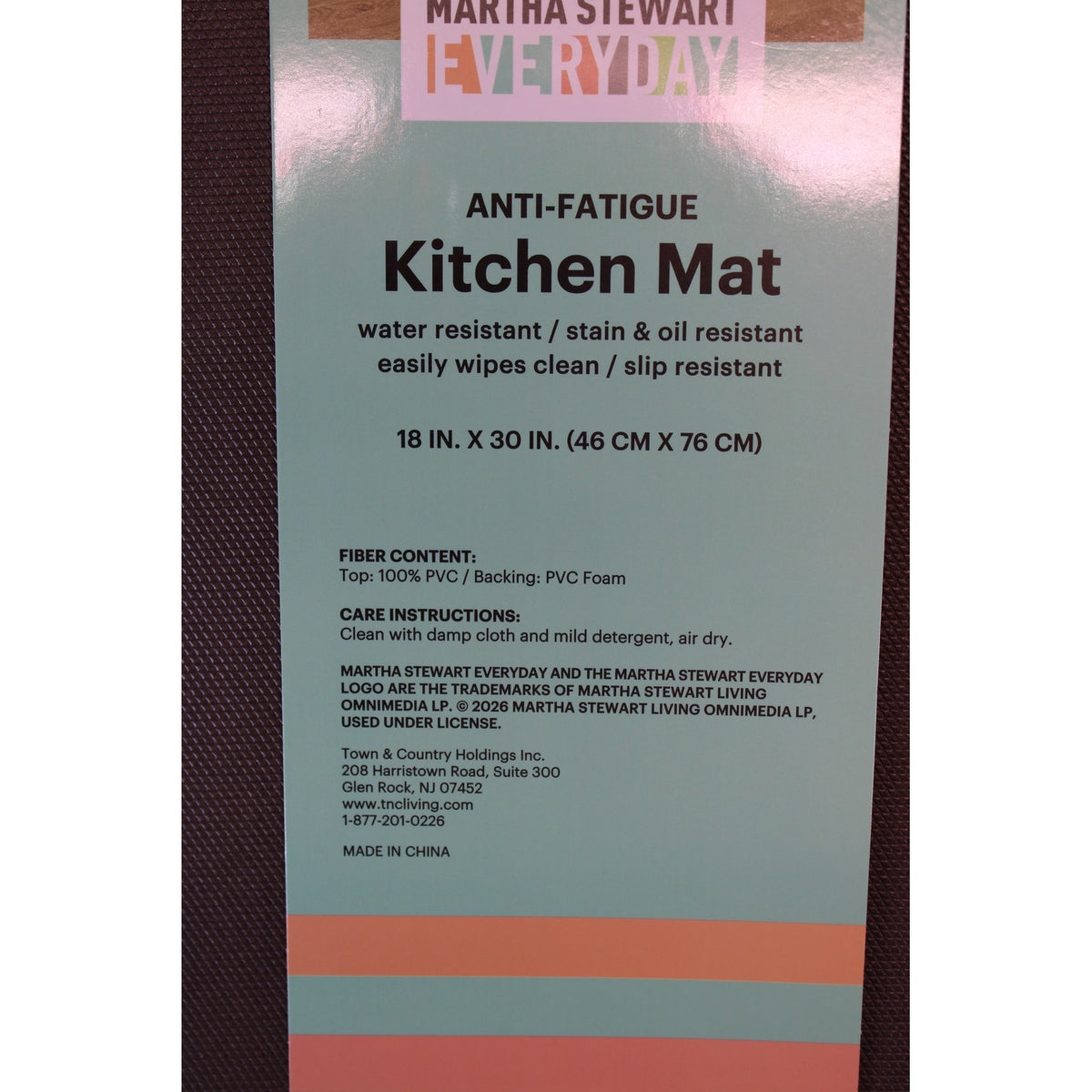 Martha Stewart Anti-Fatigue Kitchen Mat 18X3 Halloween, Ghosts, Haunted Houses