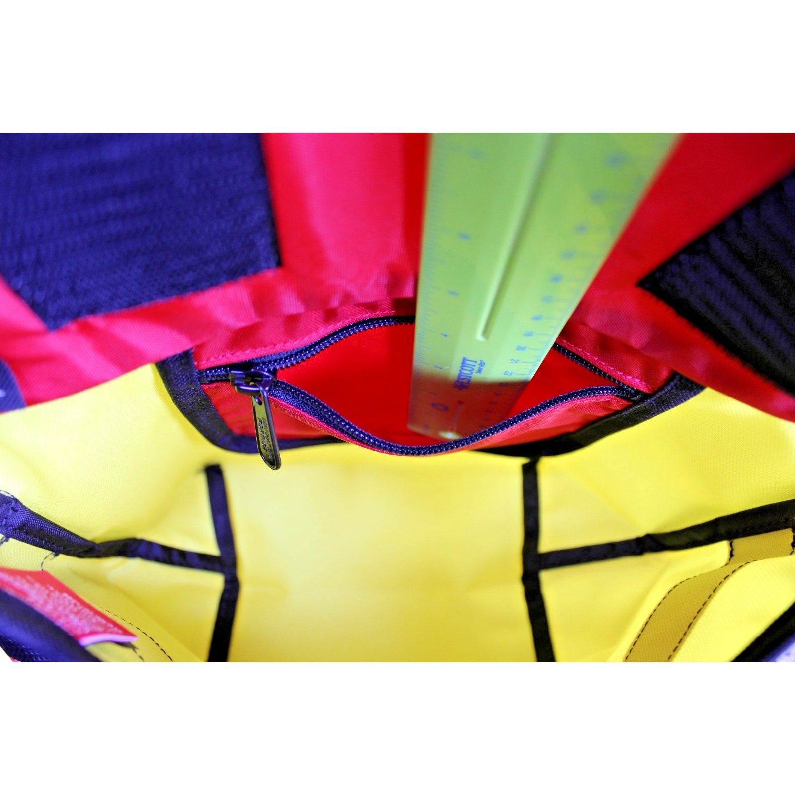 Manhattan Portage Messenger Bag Hook-and-Loop Closure Zip Pocket YELLOW