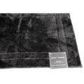 Betsey Johnson Black with Sliver tinsel accent trail Bath Rug 20 x 32 NEW