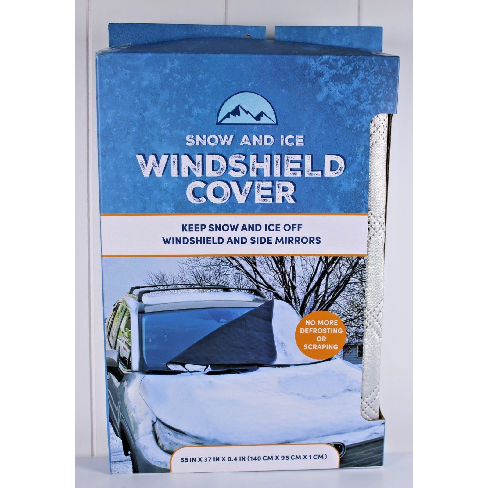 Windshield Cover for Ice and Snow, Front Window Protector 55"x 37" x 0.4"