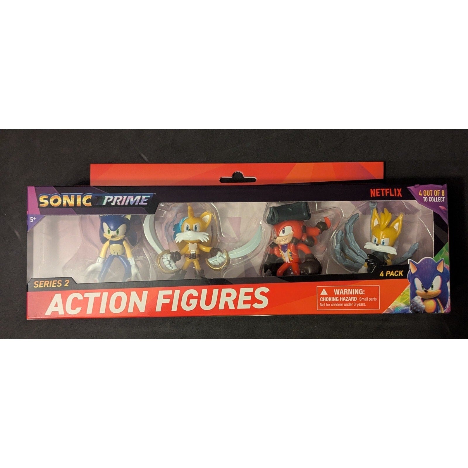 Sonic Prime Series 2 Collection 4 Pack Action Figures 3-Inch Toy