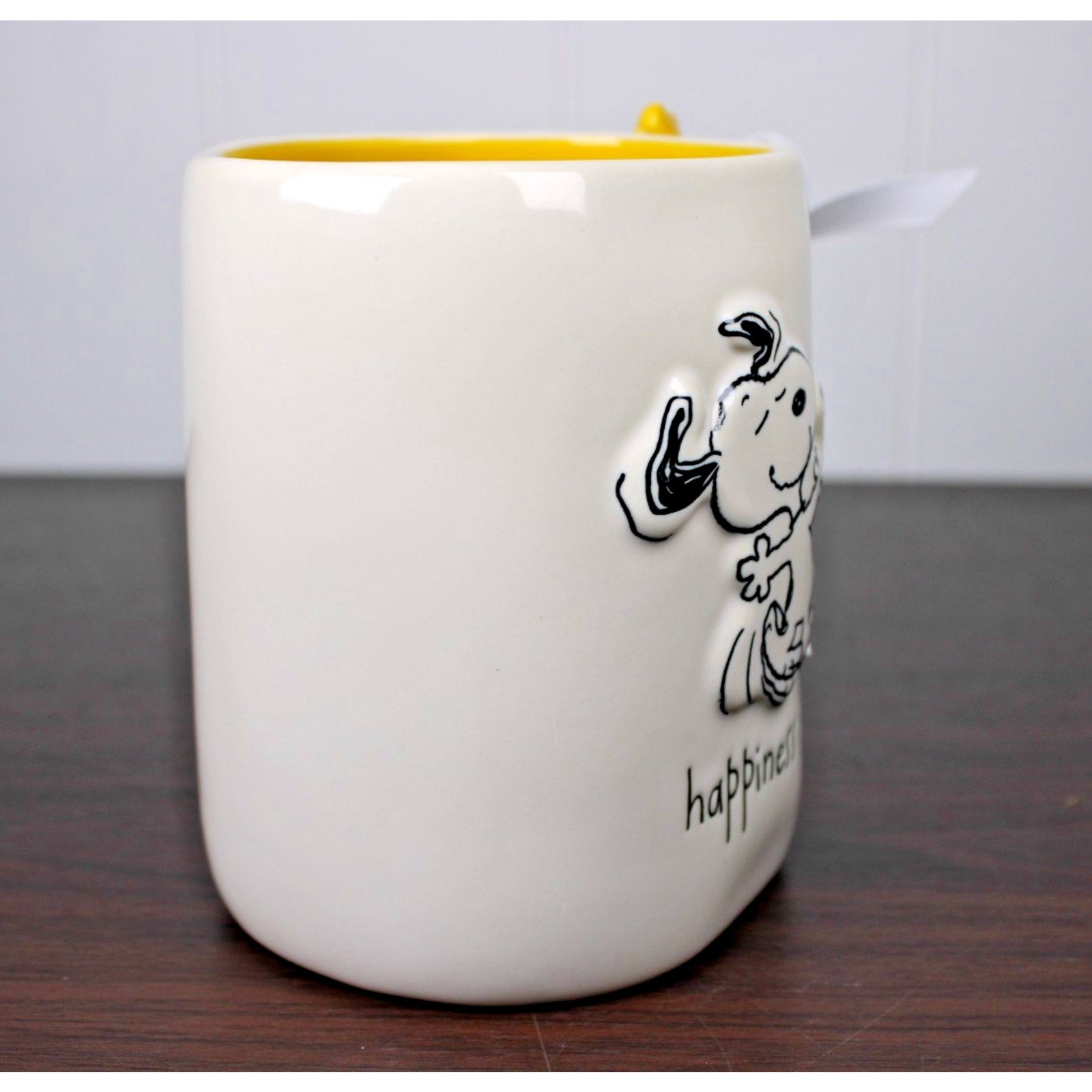 Peanuts Snoopy & Woodstock, Happiness is... 18oz. Coffee Mug 75th Anniversary