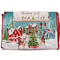 Set of 4 Christmas Tree Winter Deer Reindeer Snow Placemats 13x19 Handcrafted