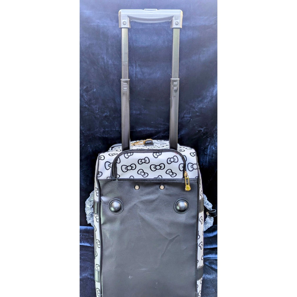 Hello Kitty Carryon Travel/Weekend Bag with Wheels and adjustable handle.