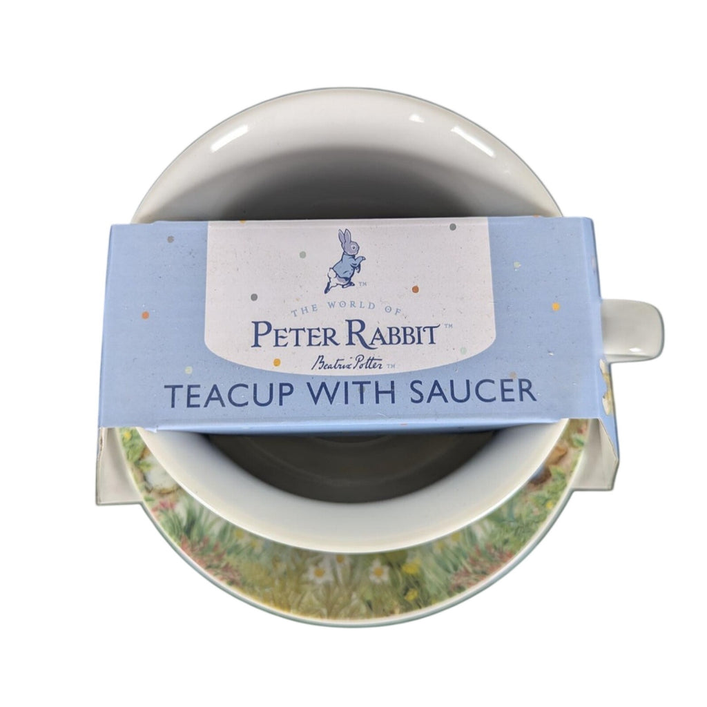 The World of Peter Rabbit Beatrix Potter Teacup with Saucer Ceramic Set