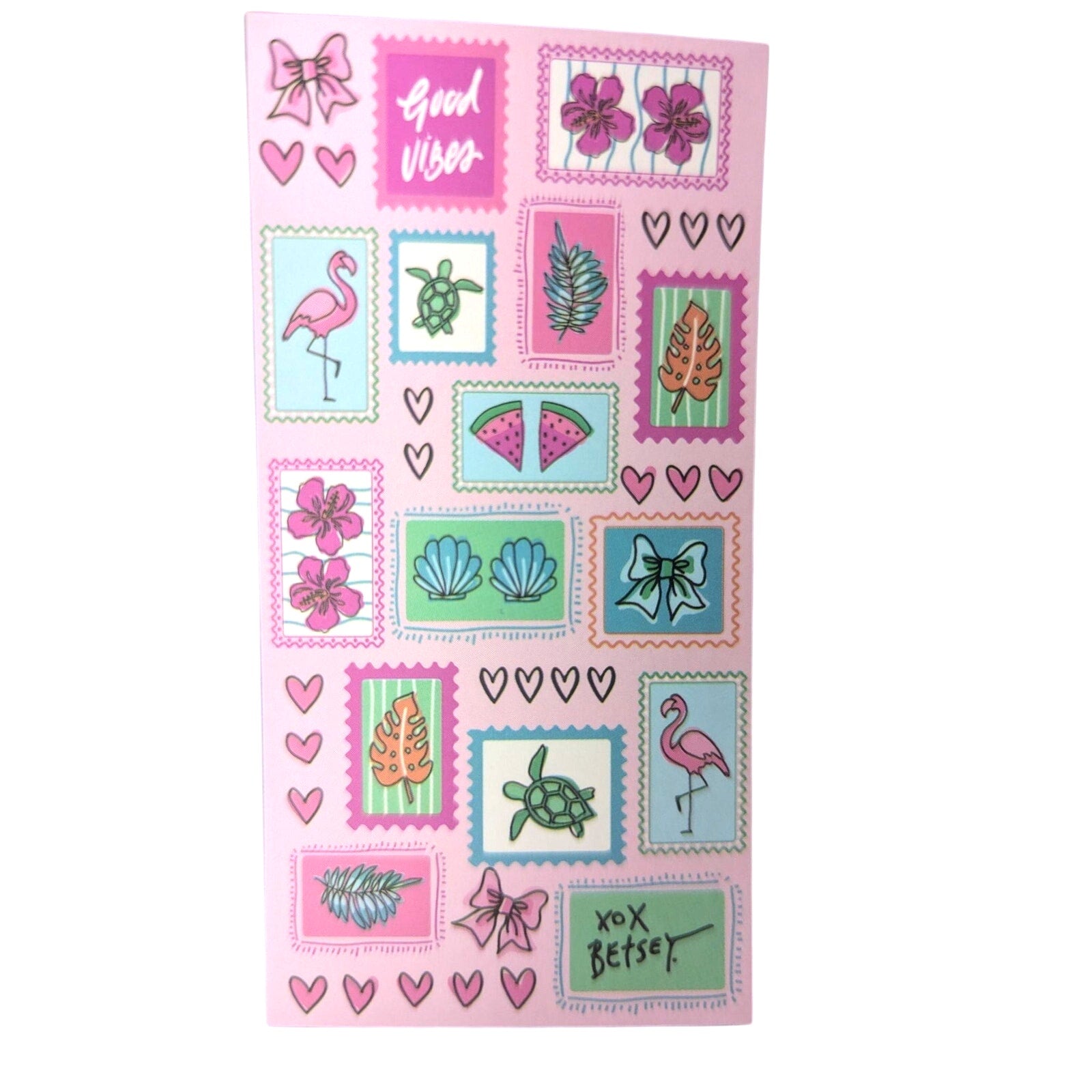Betsey Johnson Beach Towel 36"x68" Good Vibes, 100% Cotton