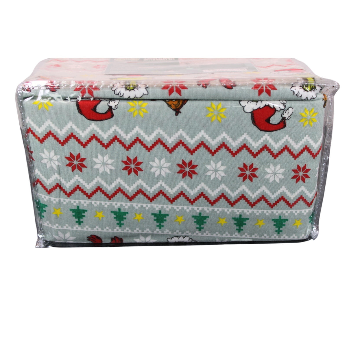 Dr. Seuss Grinch & Max Queen 4-Piece Flannel Sheet Set