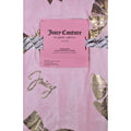 Juicy Couture Pink Plush Throw Blanket 60" X 70" Oversized, Gold Bows, Juicy