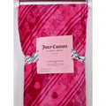 Juicy Couture 60" x 90" Pink Plush Throw Blanket Cozy Chic, Twin